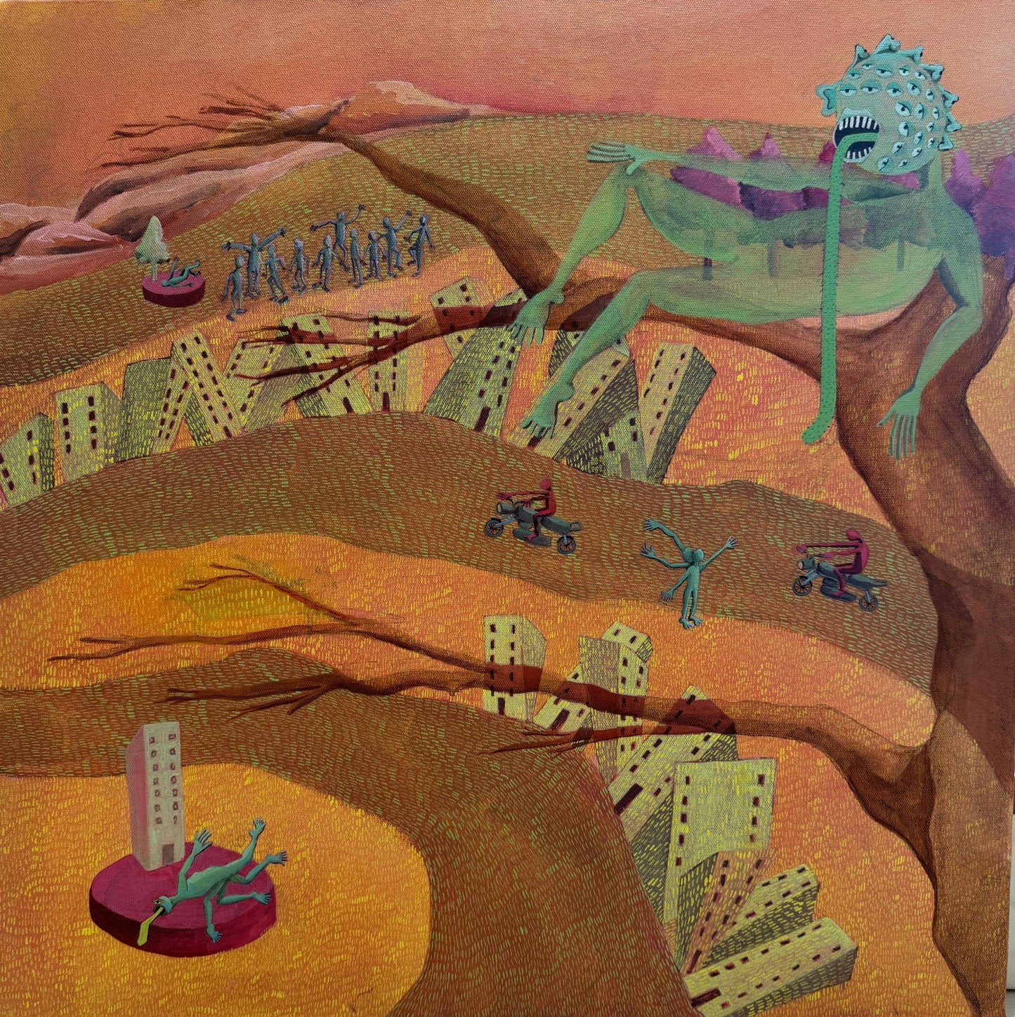 When the tongue is bigger than the time between past and present