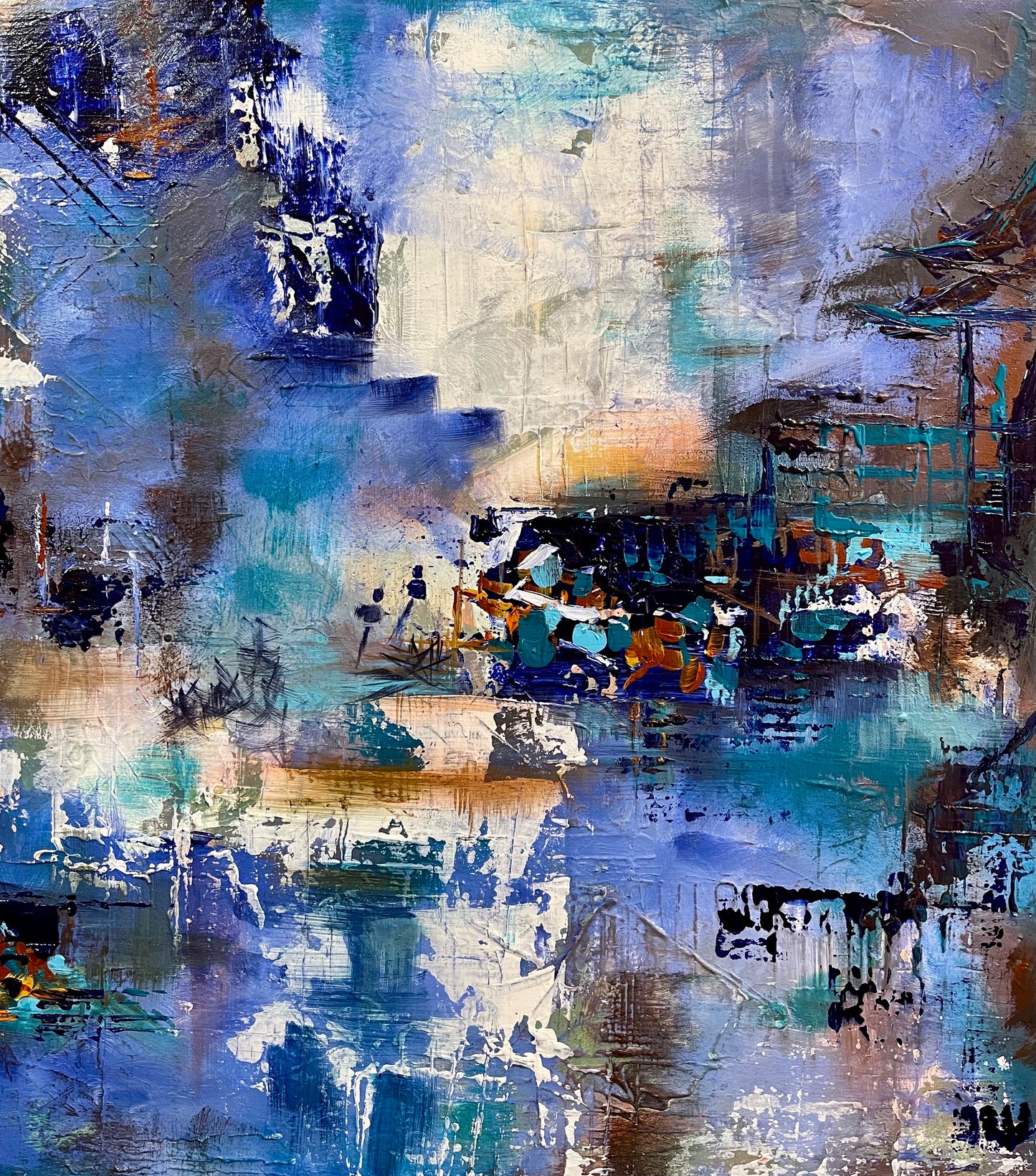 Evening Glow at the Market