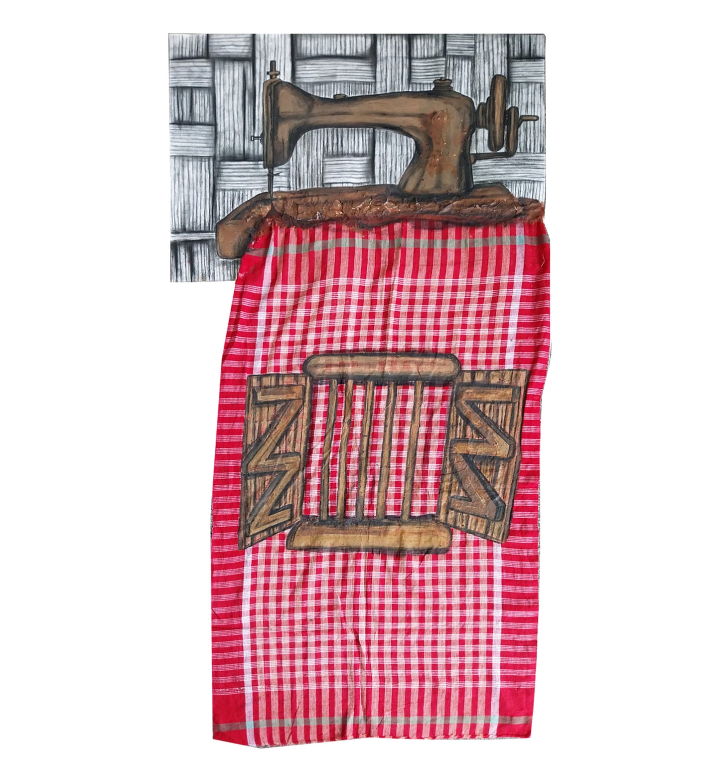 Discarded sewing machine