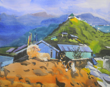 Beautiful Village Zuluk from Sikkim