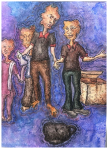 Ultramarine blue series IV