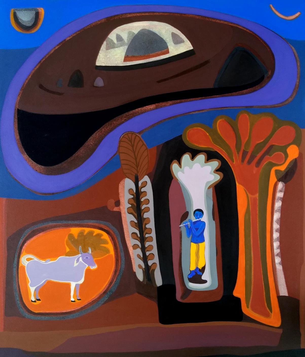 Krishna in the Garden-II