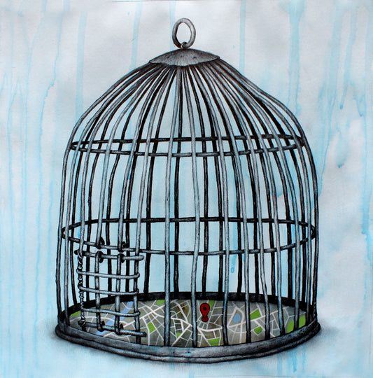 Caged location